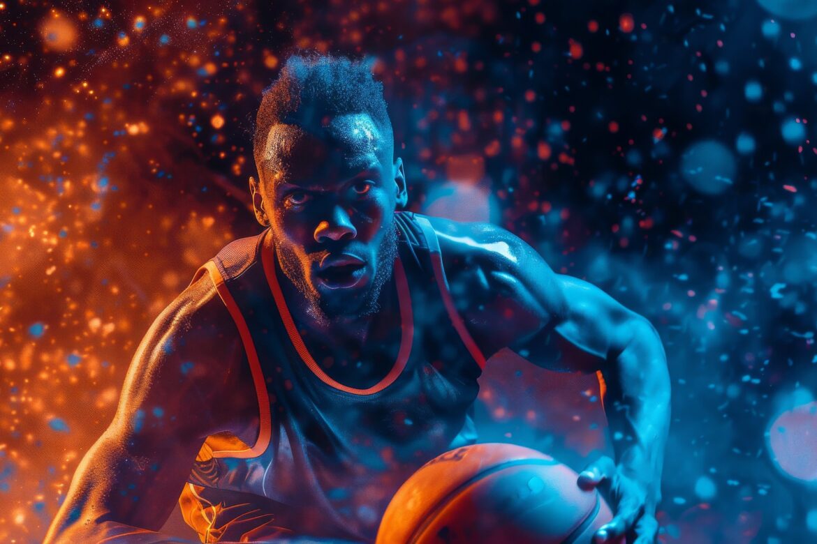 basketball player man african american game